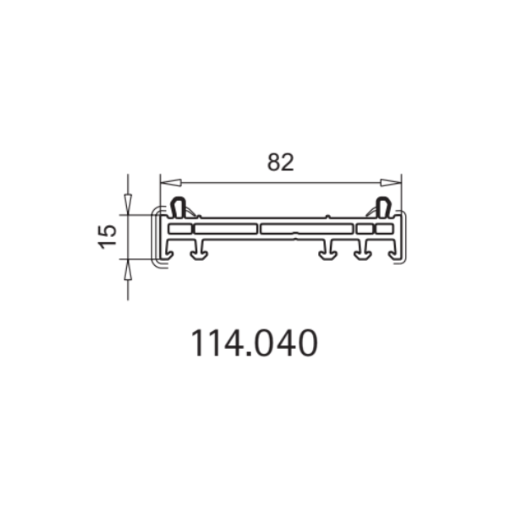Veka Blendrahmen Verbreiterung 82/15 114.040