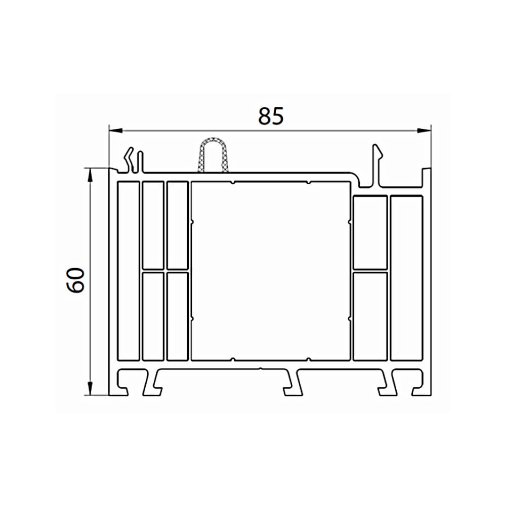Aluplast Fenster Aluplast Blendrahmen Verbreiterung 85/60 180203