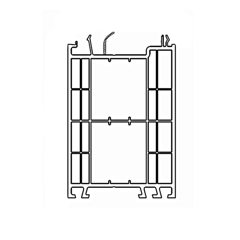 Aluplast Fenster Weiss (ähnlich RAL9016) / 100cm Aluplast Blendrahmen Verbreiterung 70/100 140208