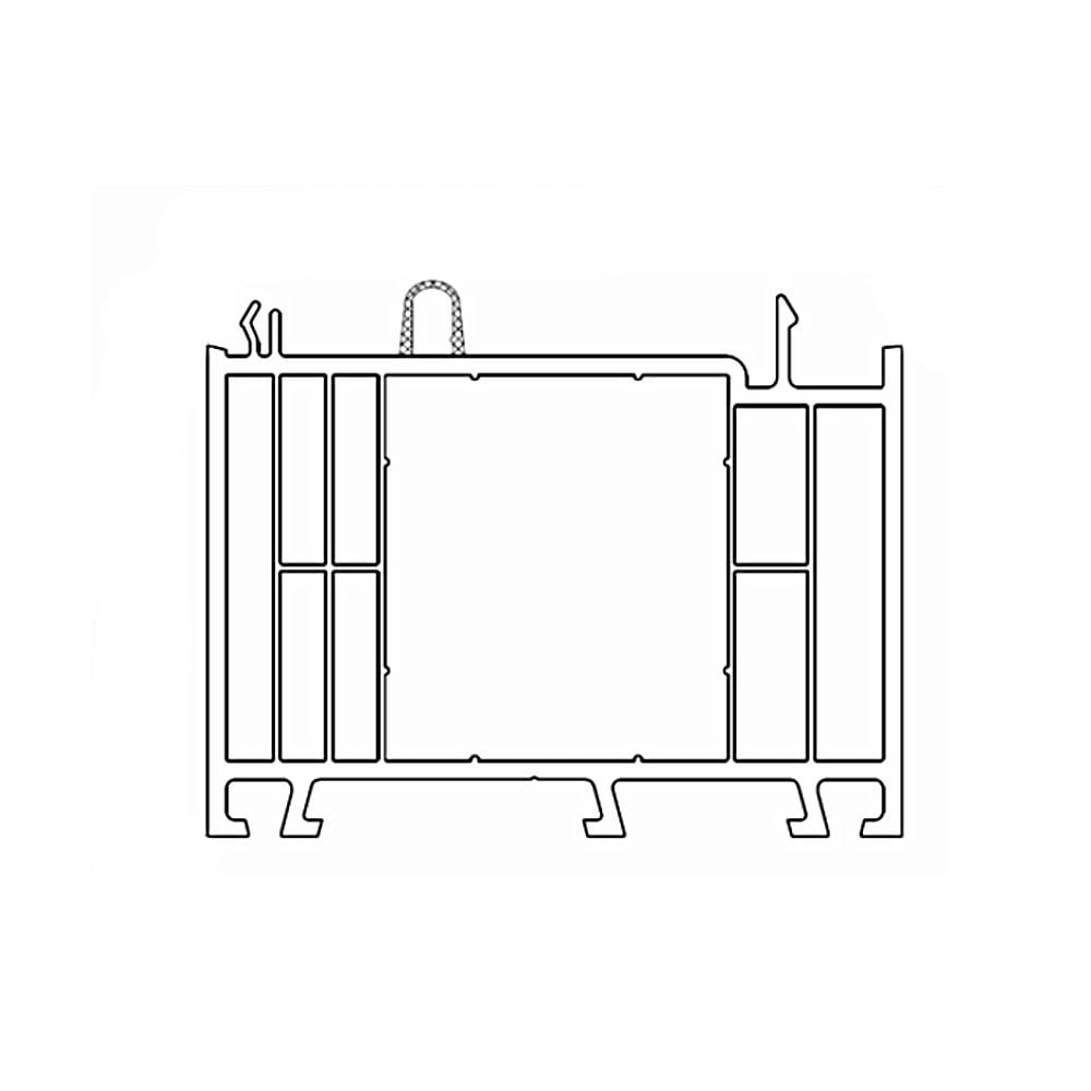 Aluplast Fenster Weiss (ähnlich RAL9016) / 100cm Aluplast Blendrahmen Verbreiterung 85/60 180203