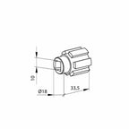 Aluprof Rolladen Aluprof Kapseladapter AOBS/OS/T