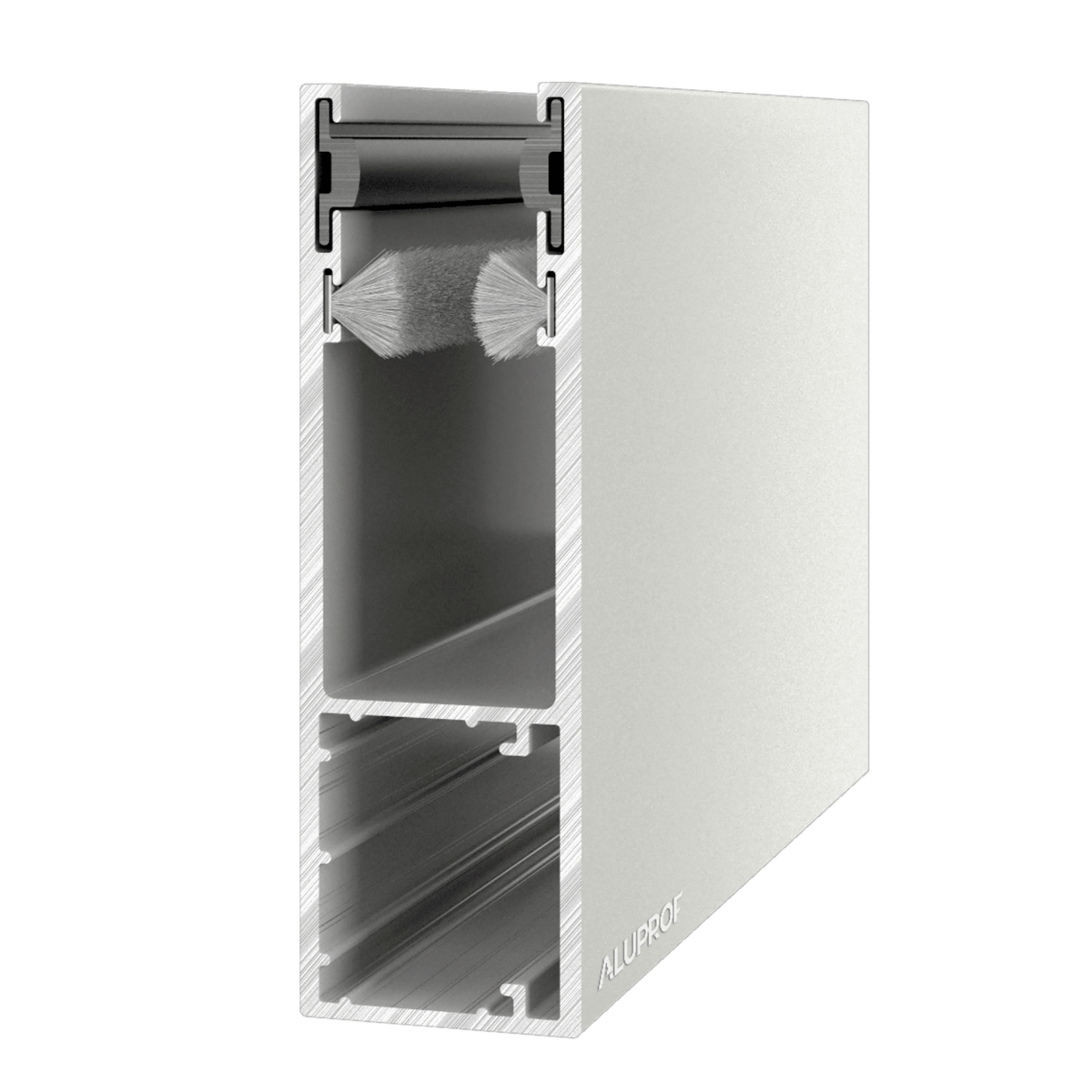 Aluprof Rolladen Grau (03) / 100cm Aluprof ALU Führungsschiene PP110