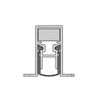 Athmer Tür Athmer Automatische Türdichtung Schall-Ex Duo L-15/28 OS 833mm