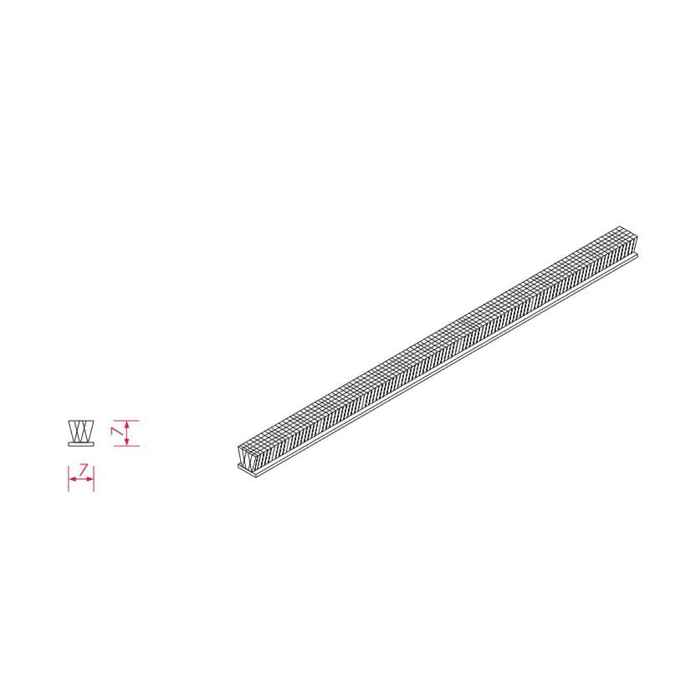 BeClever Rolladen BeClever Bürstendichtung für Führungsschiene 7x7mm CBAI02