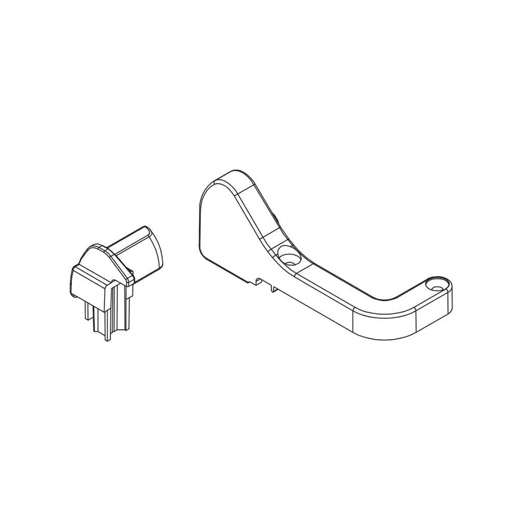 BeClever Rolladen BeClever Raffstore Einlauftrichter CBAT06 Rechts