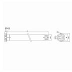 Cherubini Rolladen Cherubini Funk Rohrmotor Ora WRX 10/17 10Nm