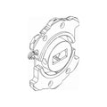 Deceuninck Rolladen Deceuninck Inoutic Motor Befestigungsplatte SMPMO 17551