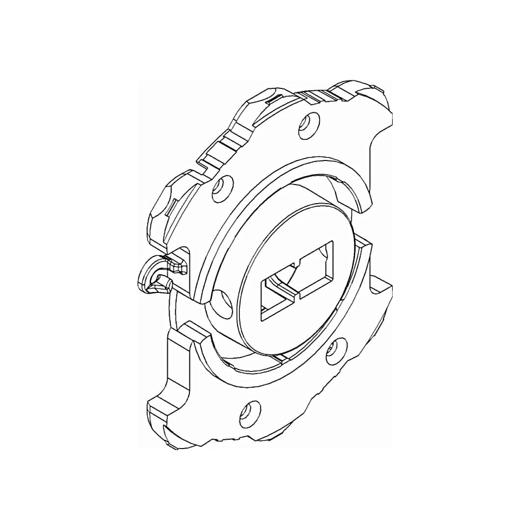 Deceuninck Rolladen Deceuninck Inoutic Motor Befestigungsplatte SMPMO 17551