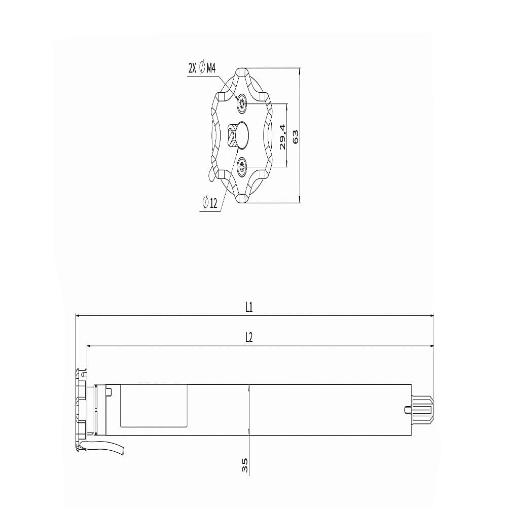Eckermann Rolladen Eckermann Funk Rolladenmotor Ø35 9/16+ 9Nm V251AERT