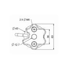 Eckermann Rolladen Eckermann Funk Rolladenmotor Ø45 10/17+ 10Nm V252AERT