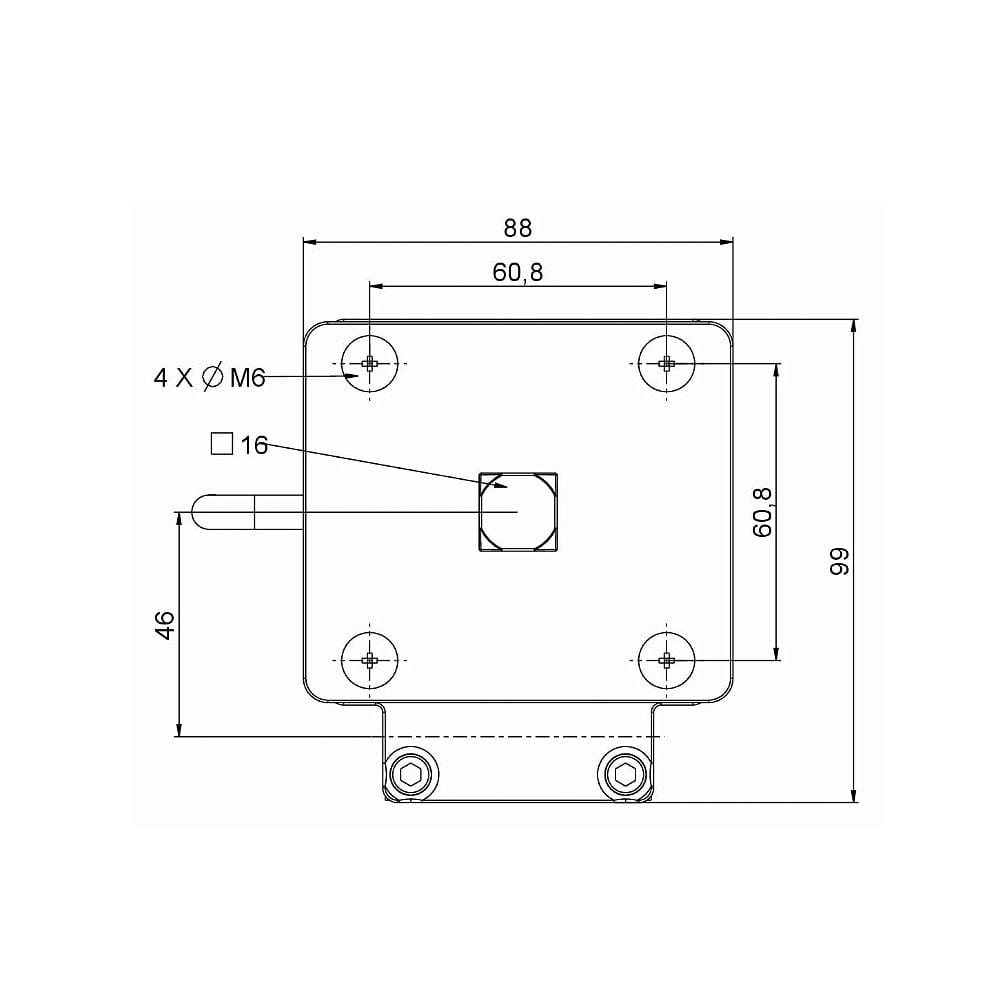 Eckermann Rolladen Eckermann Rohrmotor Ø59 60/15 60Nm NHK V242HSC