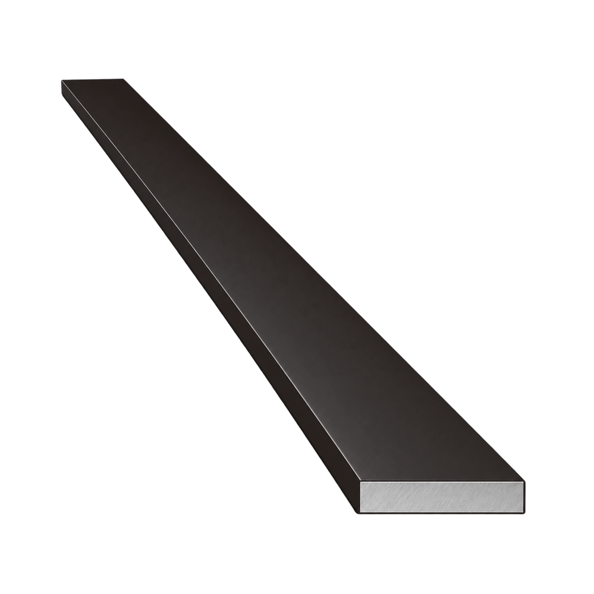 Eko Okna Fenster 50cm ALU Flachstange 40/2 Pulverbeschichtet Schwarzbraun RAL8022