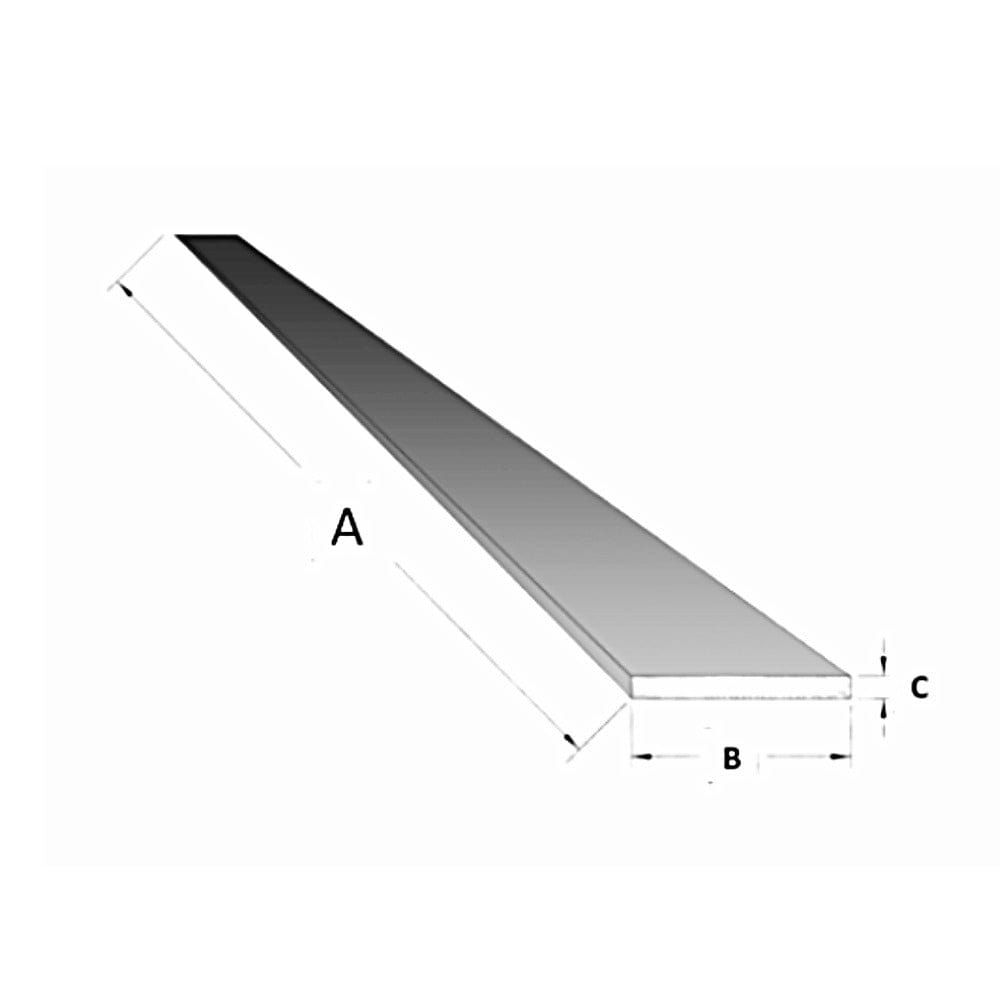 Eko Okna Fenster ALU Flachstange 20/2 Pulverbeschichtet graphitgraue RAL 7024