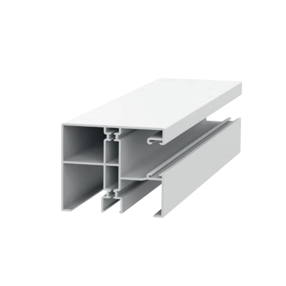 Exte Rolladen Weiss / 100cm Exte ALU-Maxi Einzelführungsschiene 54321