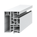 Exte Rolladen Weiss / 40cm Exte PVC-Mini Einzelführungsschiene 50861
