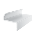 Exte Rolladen Weiss / 40cm Exte PVC-Revisionswinkel Aussen 5904