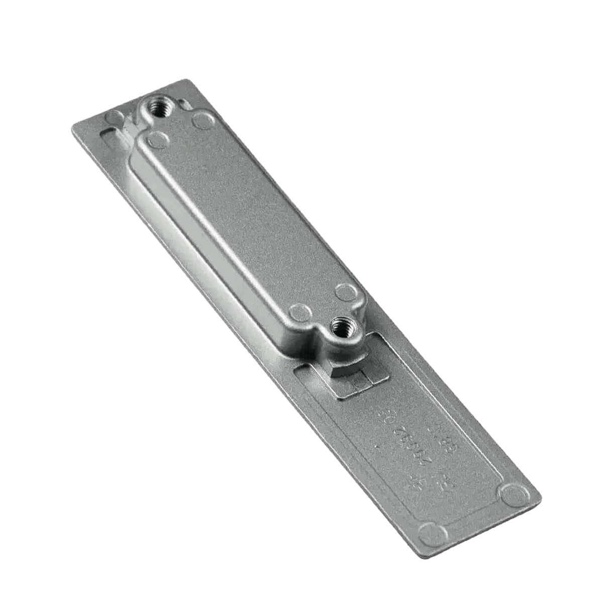 Gretsch-Unitas Fenster GU HS Griffmuschel Eckig Bautiefe 11mm Silber EV1 29992