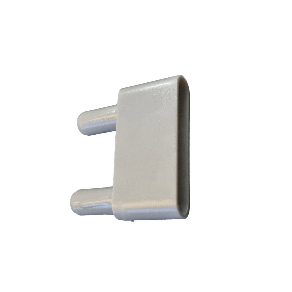 Markenlos Rolladen Grau Gleiter 35x14 mm für PVC-Anschlagprofil