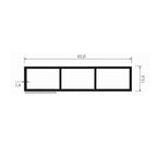 MK Menke Fenster MK Kammerprofil 15/65mm Selbstklebend 078289