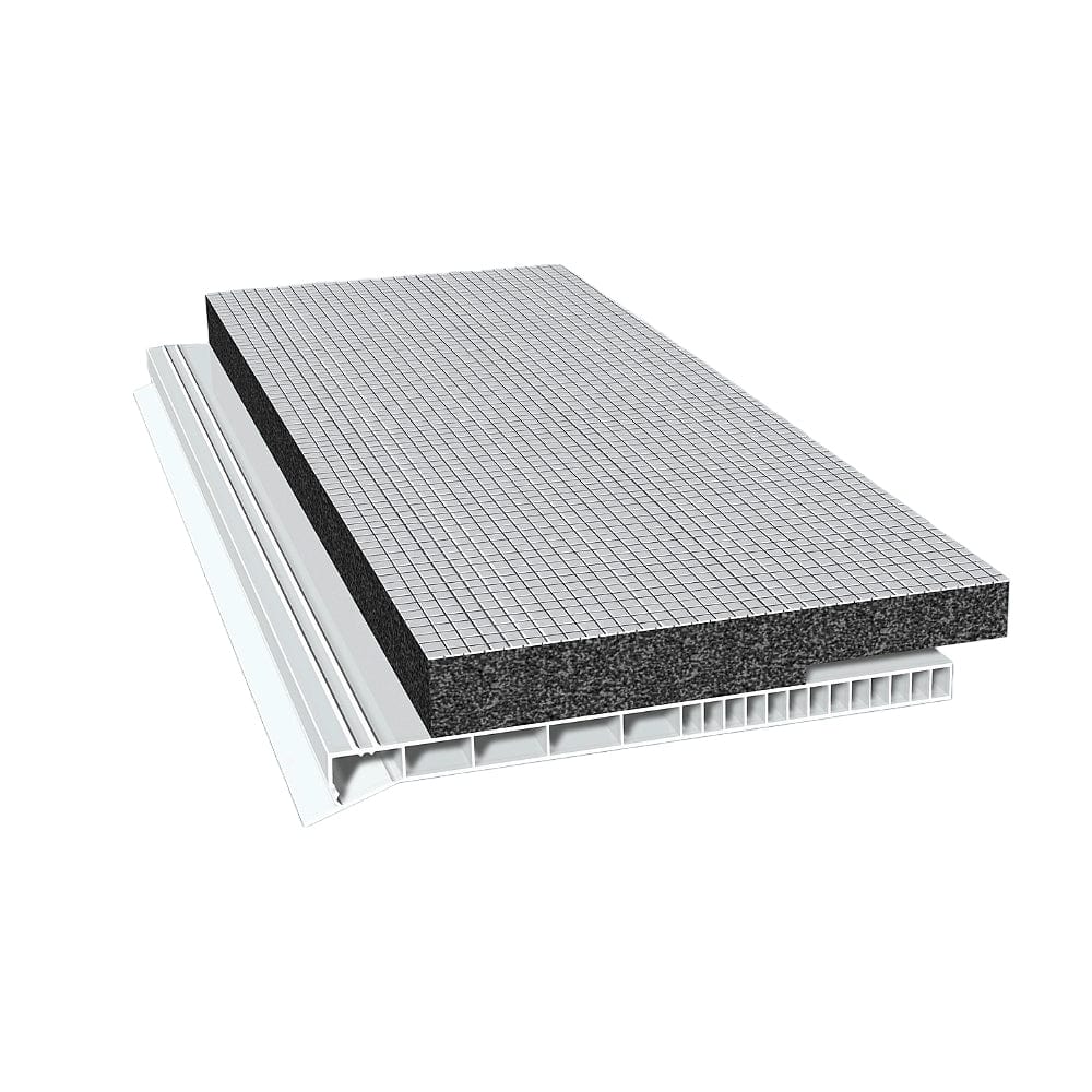 MK Menke Rolladen Weiss / 50cm MK PVC Revisionsklappe mit Dämmung für PVC Rolladen 160mm