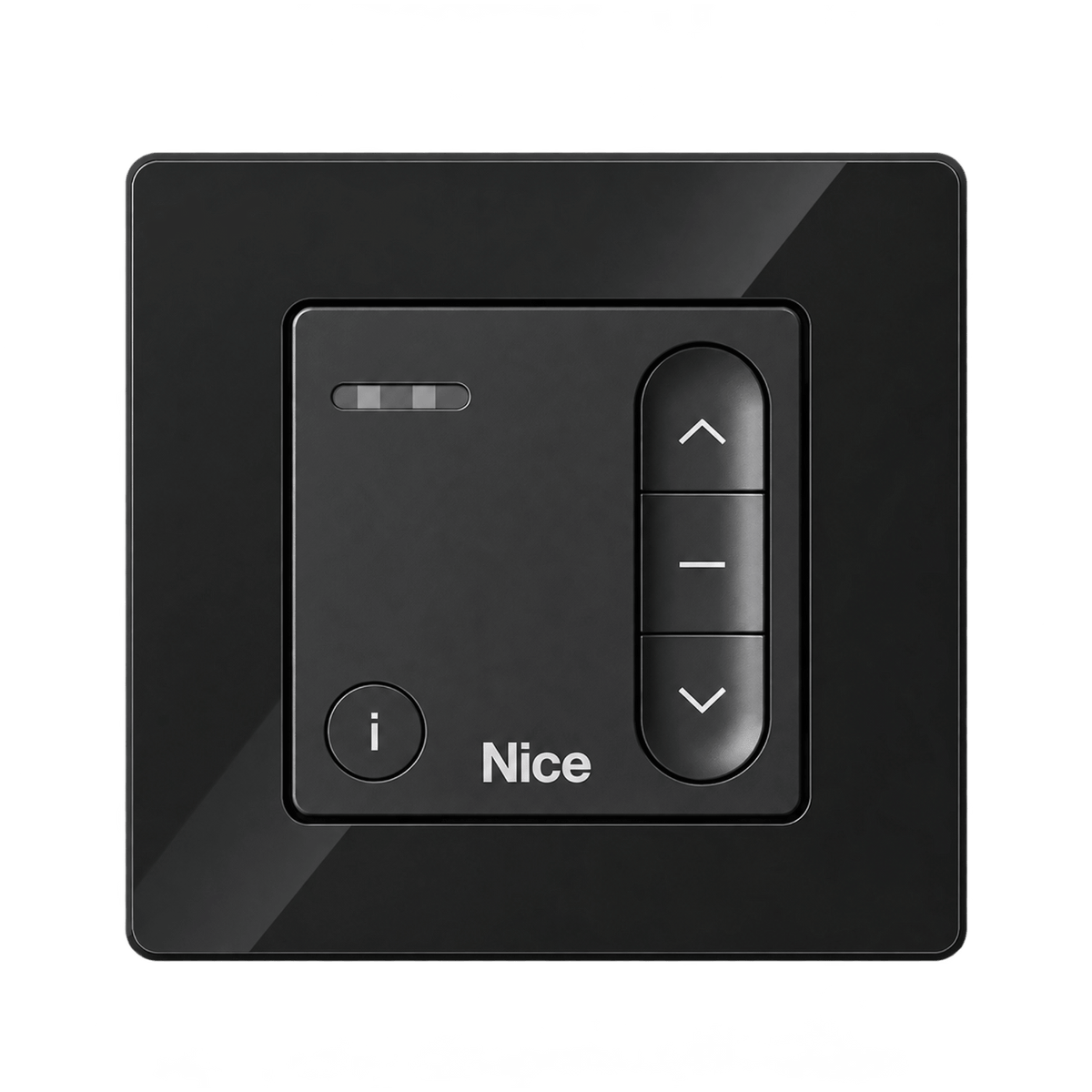 Nice Rolladen Schwarz Nice Wandsender DOMIW1  1-Kanal