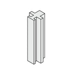 Portos Plissee Portos Plissee Magnet für Abschlussprofil MSD-210
