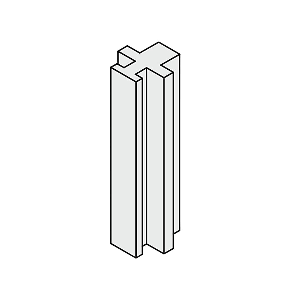 Portos Plissee Portos Plissee Magnet für Abschlussprofil MSD-210