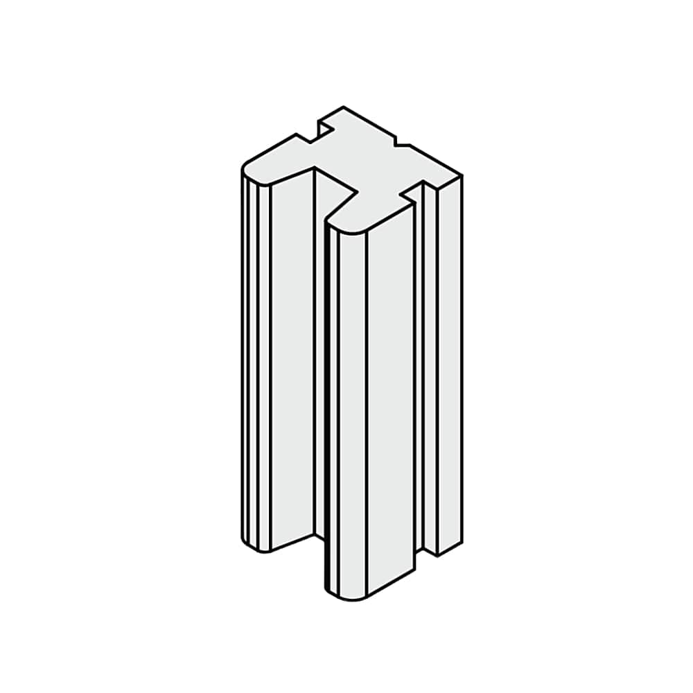 Portos Plissee Portos Plissee Nordpolmagnet (positiv geladen) MSD-150