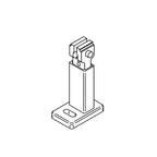 Portos Raffstore Schwarz Portos Raffstore Teleskophalterung der Führungsschiene Universal 45 (70-90mm)
