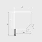 Portos Rolladen Portos Blendenkappen Seitenblende BS ST2000 180