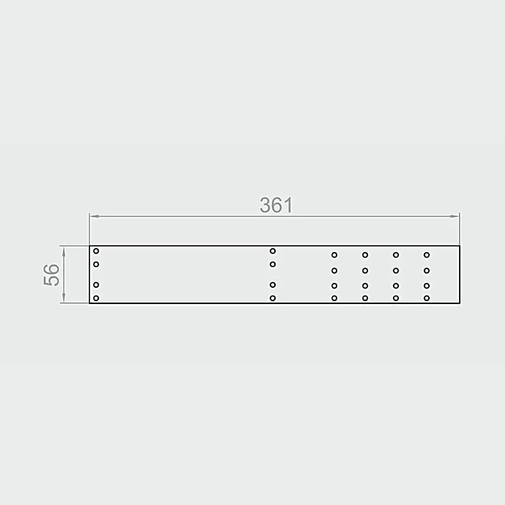 Portos Rolladen Portos Rolladenkasten Seitenhalterung 361mm NPT-040