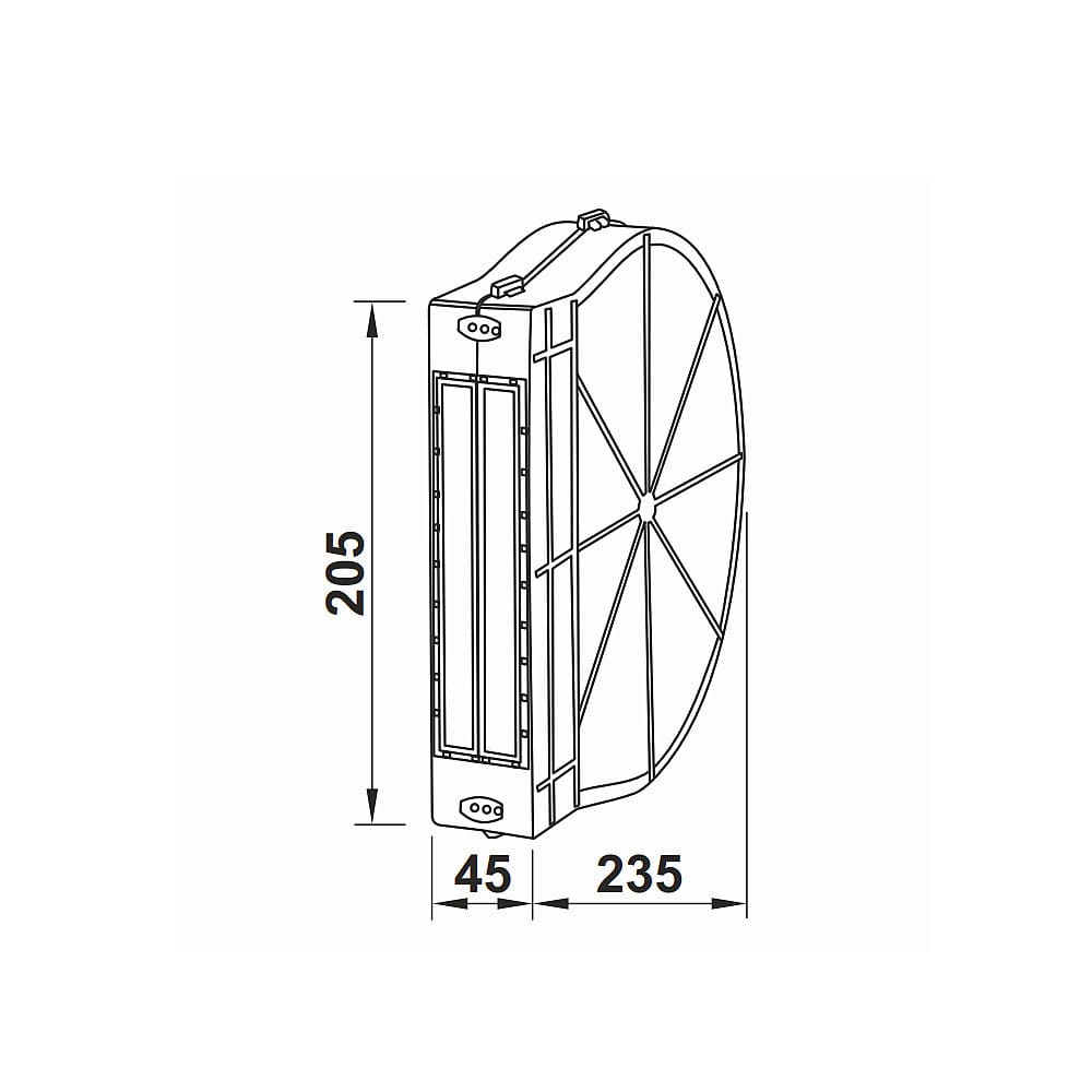 Portos Rolladen Portos Unterputz Gurtwickler 22mm Gurt 12m Aufnahme mit Mauerkasten