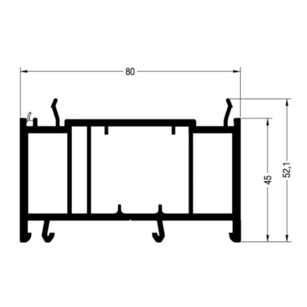 Rehau Fenster Rehau Blendrahmen Verbreiterung 45/80 538045