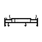 Rehau Fenster Weiss (ähnlich RAL9016) / 100cm Rehau Blendrahmen Verbreiterung 20/80 538025