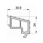 Salamander Fenster Salamander Kunststoff Glasleiste 413311