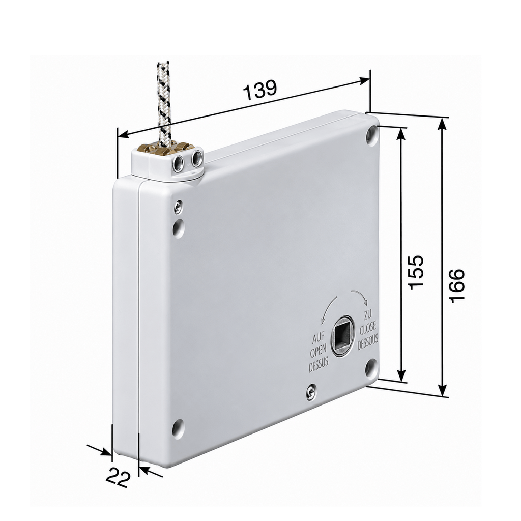 Selve Rolladen Selve Kurbel Schnurrwickler Ø 4,5mm 203601