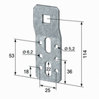 Selve Rollladen Selve Motorlager für Rolladenfertigkästen 10mm 281921
