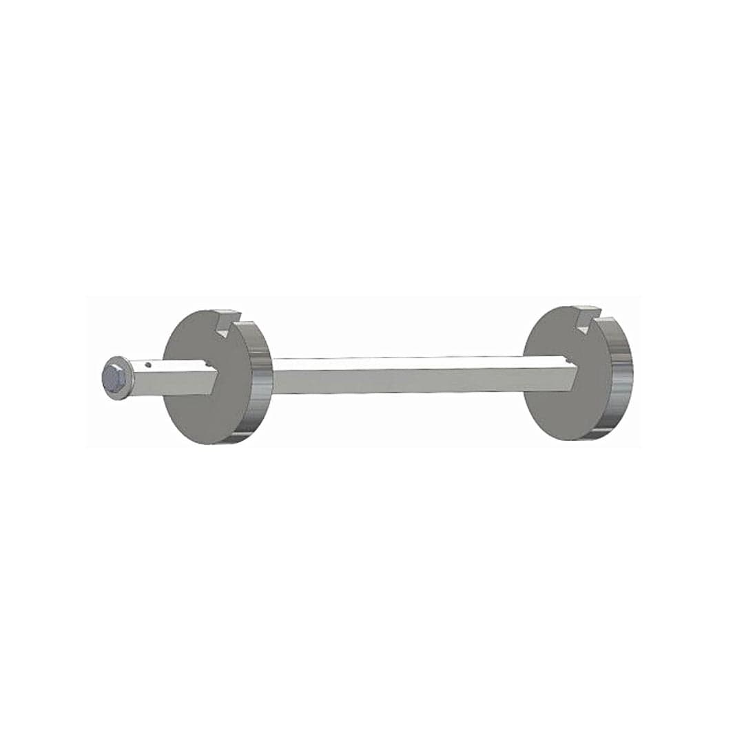 Timmer Rolladen Timmer Adapter für Tuchwelle Kunststoffscheiben Ø 92,1 mm auf 18/18 mm Vierkant