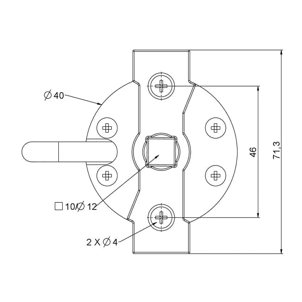 Eckermann Rolladenmotor Ø45 50/12