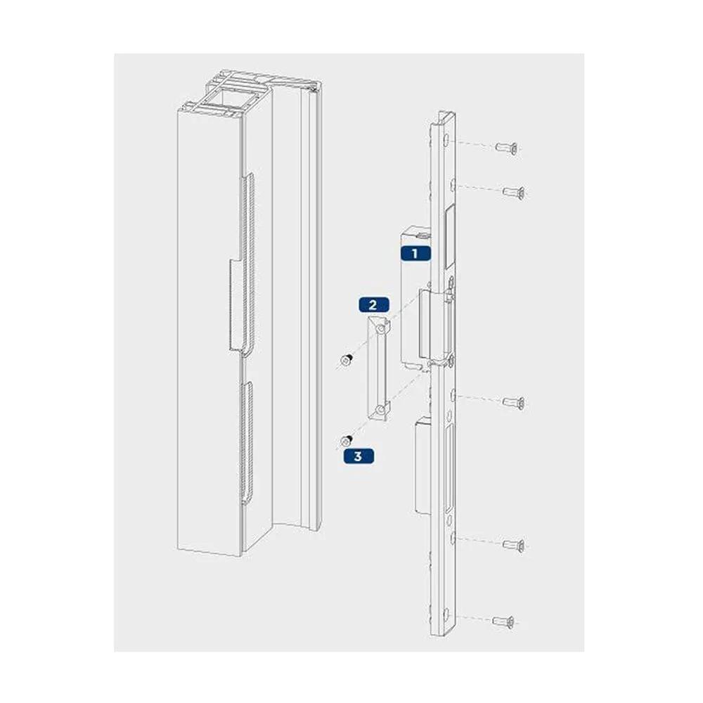 Winkhaus Tür Winkhaus E-ÖFFNER BLENDE STV-E 130U Weiss 1393441