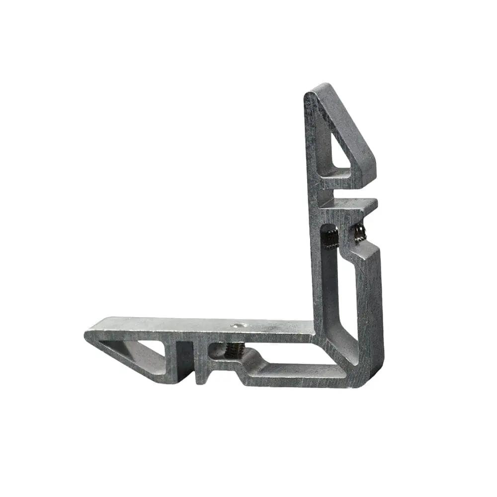 Aluprof Insektenschutz Aluprof Eckverbinder aus Aluminium 79x79x16mm Anschrauben