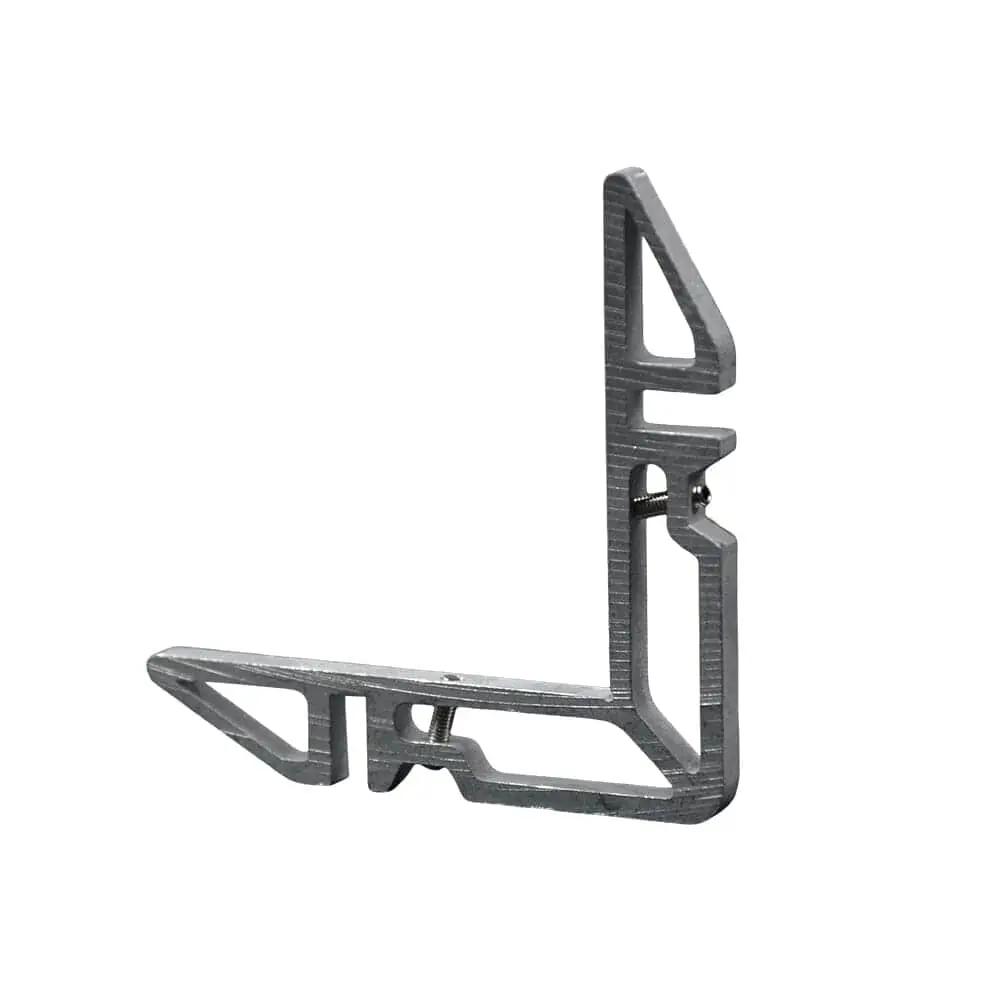 Aluprof Insektenschutz Aluprof Eckverbinder aus Aluminium 80x80x5mm Anschrauben