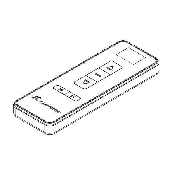 Aluprof Rolladen Weiss Aluprof Handsender AC127-16 16-Kanal
