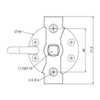 Eckermann Rolladen Eckermann Rolladenmotor Ø45 20/15 20Nm