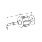 Eckermann Rolladen Eckermann Universal Wellenbolzen SW60 mit Sprengring