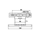 Eckermann Rolladen Eckermann Wellenverbinder OKTOEASY 1-gliedrig zum Schrauben Set
