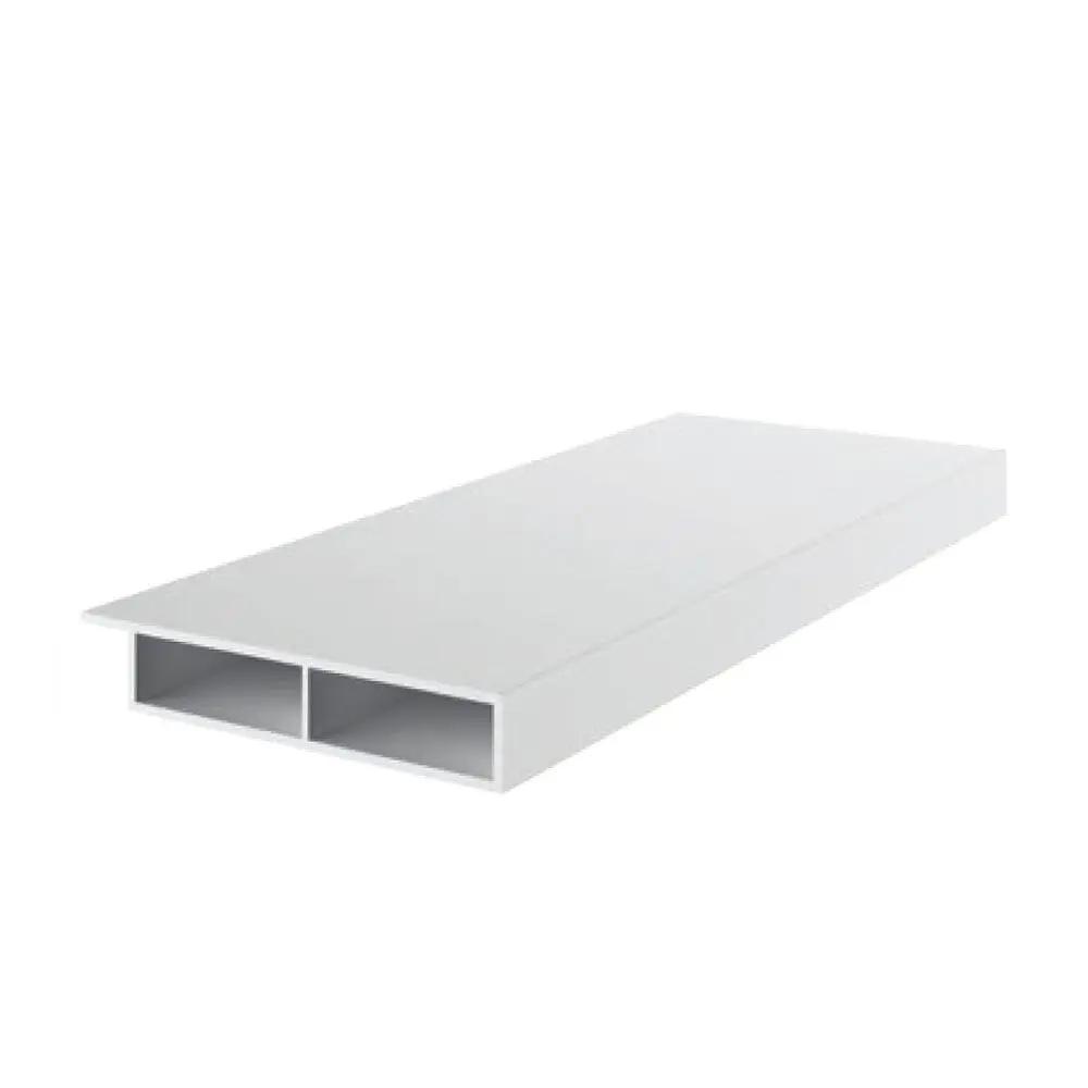 Exte Fenster Weiss / 100cm Exte PVC Deckleiste 30/7 mit Nase und Selbstklebend