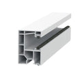 Exte Rolladen Weiss / 100cm Exte PVC-Maxi Einzelführungsschiene 50811