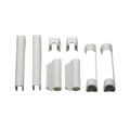 Maco Fenster Maco Abdeckkappen 8teiliges Weiss Set