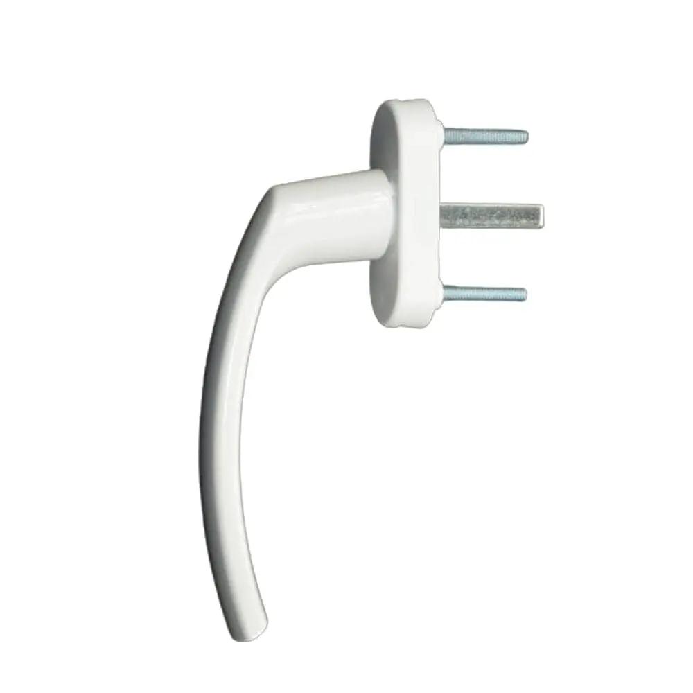 Markenlos Fenster Fenstergriff Stiftlänge 37mm Weiss RAL 9016